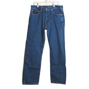 Levi’s 505 Straight Jeans Mens 35x32 Medium Wash Midrise 90s Classic 100% Cotton